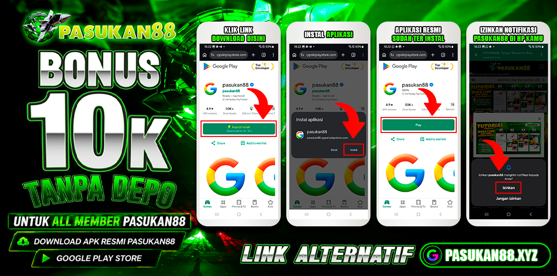 DOWNLOAD APK PASUKAN88