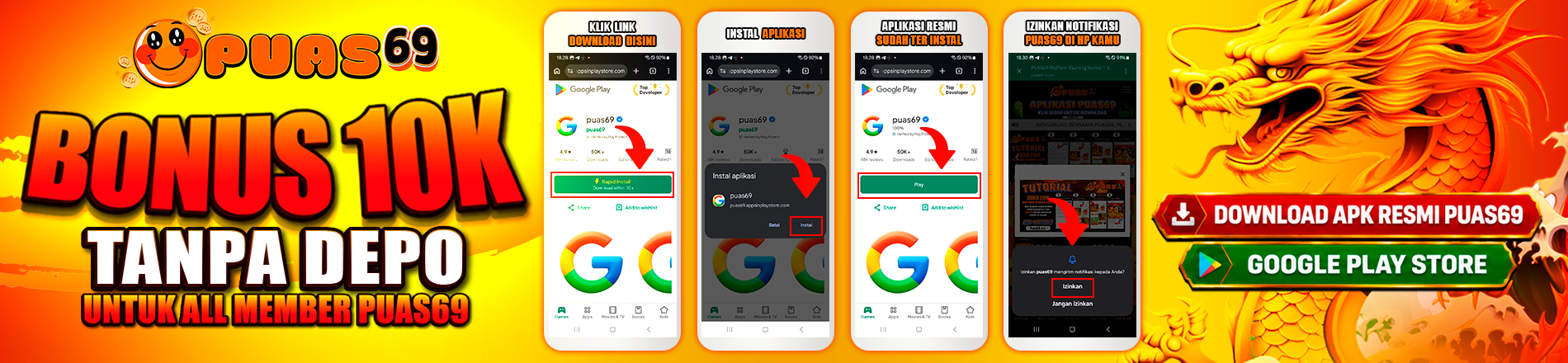 DOWNLOAD APK RESMI PUAS69
