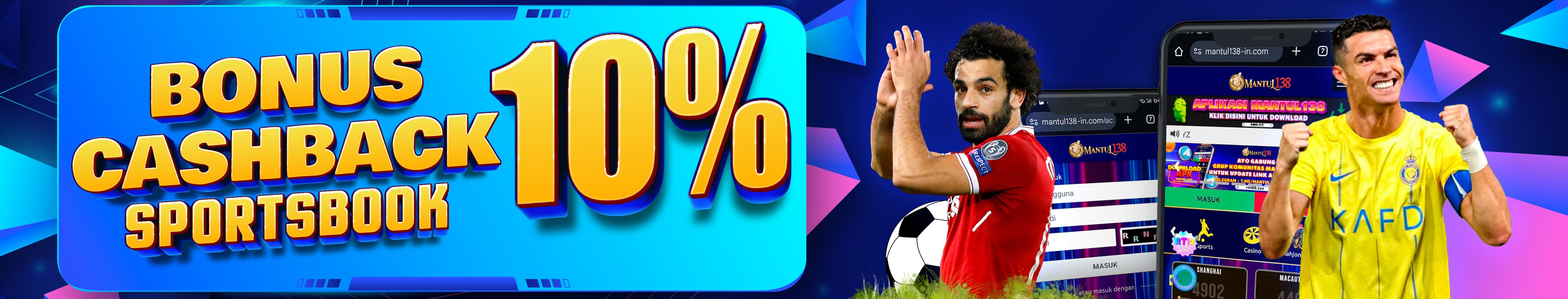 CASHBACK 10% SPORTBOOK