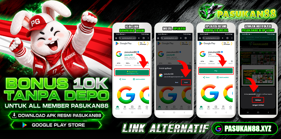 DOWNLOAD APK PASUKAN88