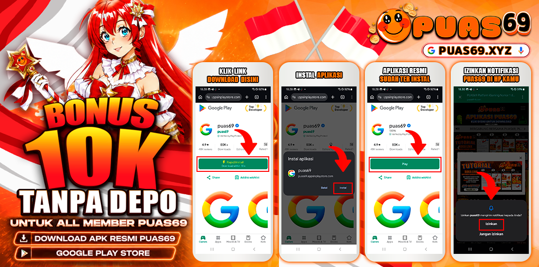 DOWNLOAD APK RESMI PUAS69