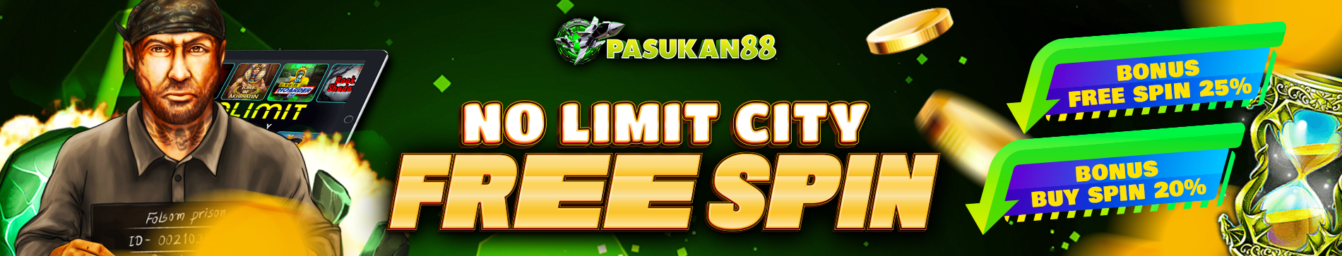 FREESPIN NO LIMIT CITY