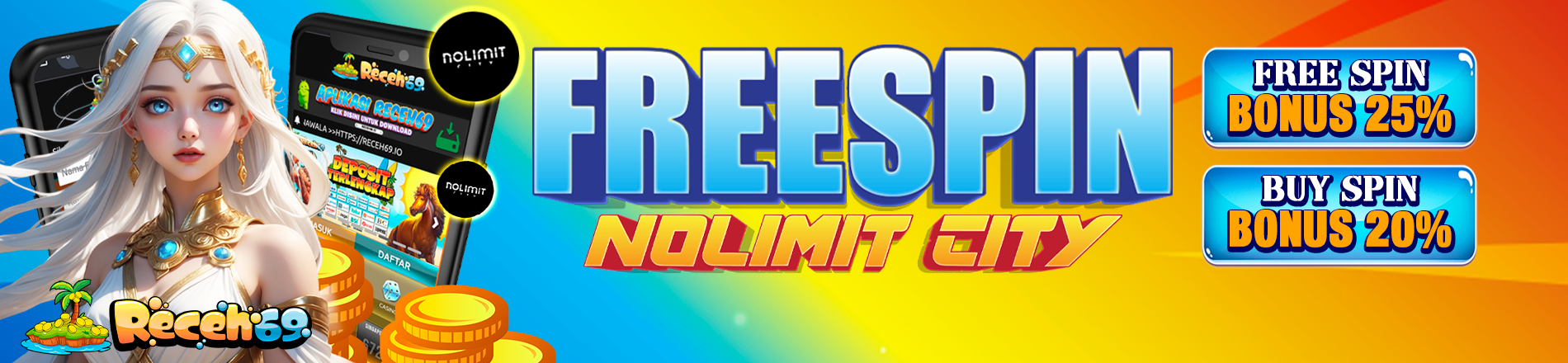 FREESPIN NO LIMIT CITY RECEH69